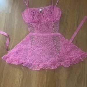 Victoria's Secret Pink Lace Slip